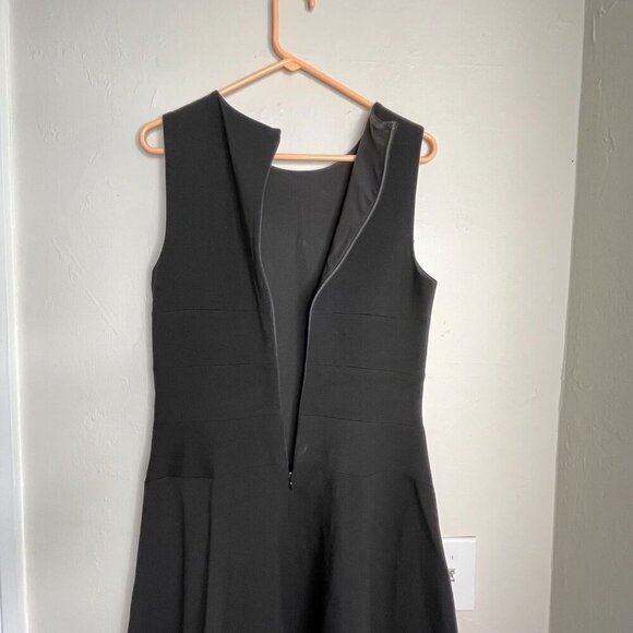 DVF Diane Von Furstenberg‎ Citra Fit And Flare Sleeveless Dress Black Size 10 - Picture 7 of 12